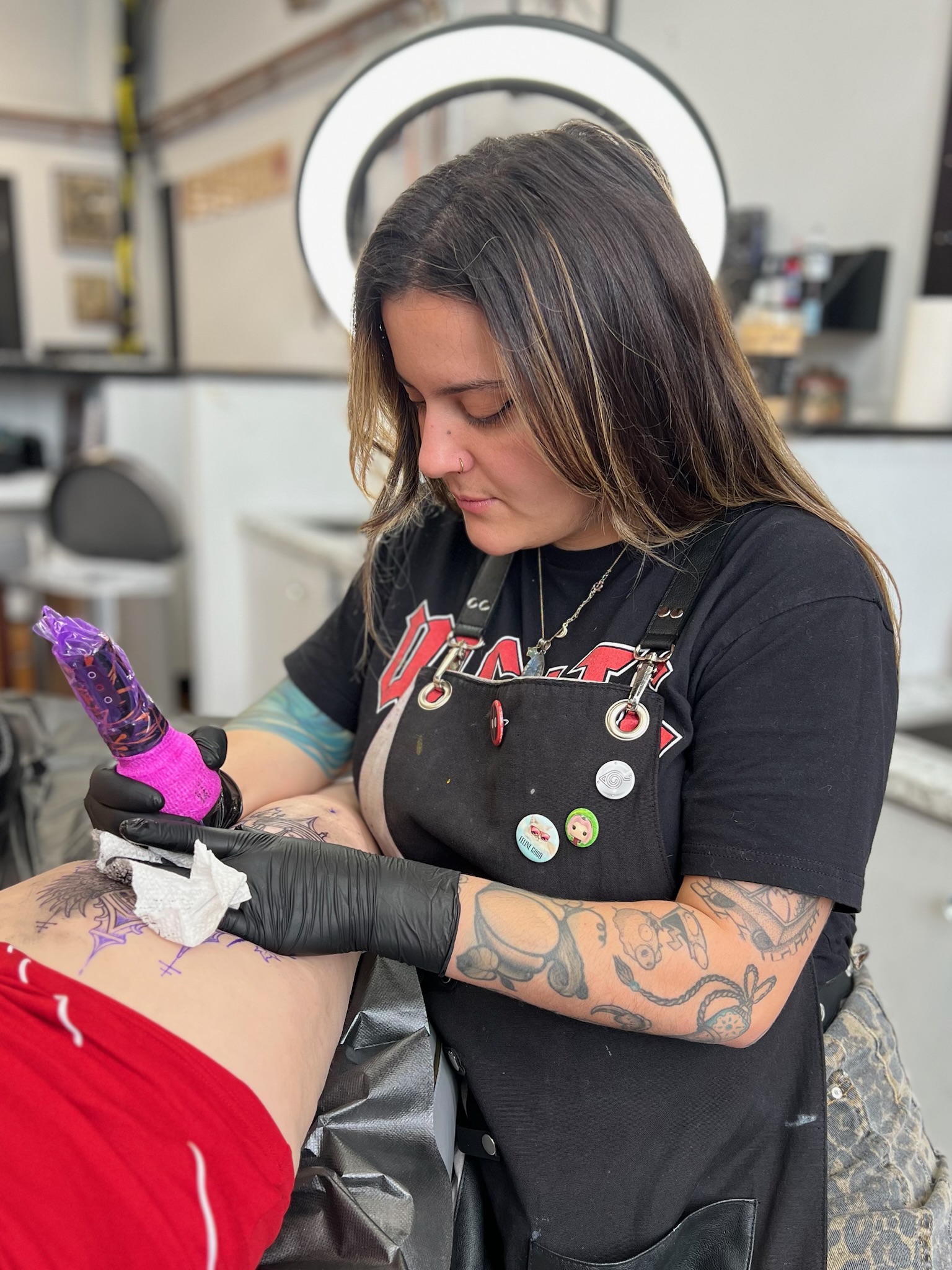 Cover-up with fantasy portrait illustration